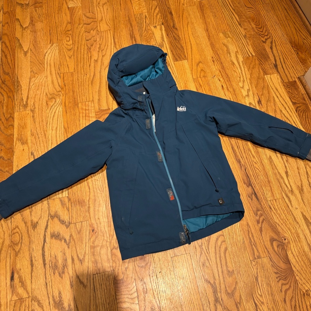 REI Teal Hooded Jacket